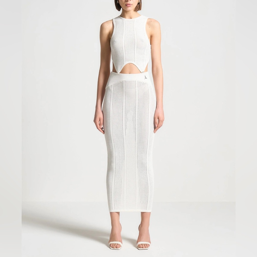 Manière De Voir Knit Maxi Dress